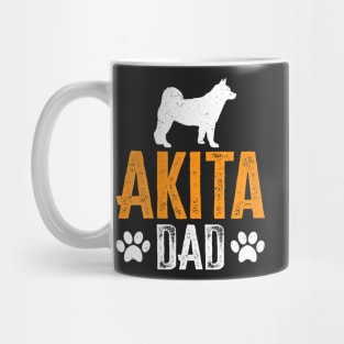 Akita Dad Gift Dog Daddy Akita Father Day Mug